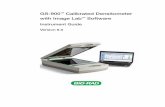 GS-900 Calibrated Densitometer with Image Lab ... - Bio-Rad · The GS-900™ calibrated densitometer is warranted against defects in materials and workmanship for one year. If any