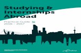 Studying & Internships Abroad - EUR · your résumé if you follow your full Master’s degree abroad. In addition, if you would like to specialise in a certain discipline, it may