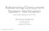 Advancing Concurrent System Veriﬁcationramunasgutkovas.com/slides/lic.pdf · the proof have been machine-checked using Nominal Isabelle. 1. Introduction There is today a growing