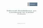 Internal Guidelines on Leniency in Cartel CasesLeniency in Cartel Cases” (“Guidelines”). This document sets forth the criteria and internal working guidelines used by the FNE