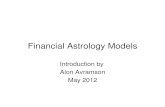 Financial Astrology Modelstimingsolution.com/TS/Articles/Alon/Financial Astrology...Financial Astrology Models Introduction by Alon Avramson May 2012 How it works Price History Neural