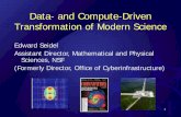 Edward Seidel Assistant Director, Mathematical and ...€¦ · Cyberlearning. HPC. HIGH P ERFORMANCE COMPUTING. Software Final recommendations presented to the NSF Advisory Committee