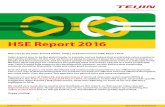 HSE Report 2016 - Teijin Aramid 2018-10-12آ  HSE Report 2016. Health and safety are our main priorities