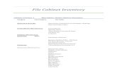 File Cabinet Inventoryfederax3/wp-content/...File Cabinet Inventory Cabinet A Drawer 1 Apartments, Hotels, Historic Structures Category Sub-Category File Folder Apartments & Hotels
