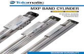 MXP Band Cylinder Actuator · 2017-10-06 · MXP_ 2 1.800.328.2174 pneumatic actuators electric actuators drives & Motors • Largest selection of rodless cylinders in band, cable,