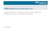 HBM Healthcare Investments · A Leading Investment Company in Healthcare 3 With $2.1bn assets under management, established 2001 Dedicated private and public equity investment teams