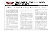 Art Sobczak's SMART CALLING REPORTsmartcalling.training/wp-content/uploads/2016/12/... · ©Art Sobczak's SMART CALLING REPORT • (480)699-0958 The “Art” of Selling 2 SMART CALLING