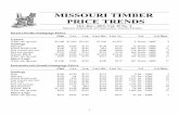 MISSOURI TIMBER PRICE TRENDS · 2020-01-03 · 1 MISSOURI TIMBER PRICE TRENDS Oct.-Dec., 2015, Vol. 25 No. 4 Missouri Department of Conservation, Forestry Division Doyle (North) Stumpage