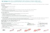 475 3 Component Inflatable Penile Implant V3...Page 2 - 475 3 Component Inﬂatable Penile Implant Proximal Parts • Narrow proximal part to ease the placement in the corpus cavernosum.
