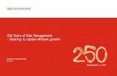 250 Years of Risk Management - Steering to capital ......SPP Pension & Försäkring AB Benco Storebrand Bank ASA Storebrand Asset management AS Storebrand Forsikring AS Storebrand
