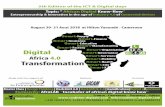 info@coalition-digitale.com  · “Entrepreneurship & Innovation in the age of industry 4.0 and IoT” The goals are ambitious: - Map the African digital ecosystem & identify the