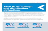 Time to act: design and distribution obligations · and distribution obligations The Design and Distribution Obligations DDO regime is the biggest of the many big new things for the