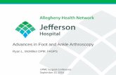 Advances in Foot and Ankle Arthroscopy - ASPS · Advances in Foot and Ankle Arthroscopy Ryan L. McMillen DPM, FASPS. Consultant: Wright Medical Financial Disclosure 2. Page 3 Direct