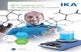 RET control-visc · 11-06-2014  · 2 3 The RET® control-visc is the safest, stron- gest and most intelligent magnetic stirrer in its class. The RET® control-visc is a magnetic