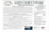 North Codorus Townshipnorthcodorustwp.org/.../Newsletter-December-2017.pdf · Newsletter December 2017 OFFICE HOURS Monday thru Friday 8 AM -12 NOON & 1-4:30 PM ... Special Winter