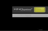 KINGgates - Allegro Gate Automation · shutters. The KINGgates range comprehends 230 Vac and 24 Vdc automations, radio systems, accessories for safety and for signaling. Careful to