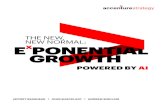 The New, New Normal: Exponential Growth | Accenture€¦ · 3 THE NEW, NEW NORMAL: EXPONENTIAL GROWTH POWERED BY AI BEYOND PERSONALIZATION While personalization remains an important