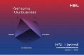 Reshaping Our Business - Hindware · 2019-02-18 · Reshaping Our Business Our inspiring legacy, inherent strength and passion to perform prepare us for the new growth era We are