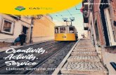 Creativity, Activity & Service · Walking Tour of Lisbon & Over-Tourism Awareness Challenge ... distributing the food packages within the community to those in need. Evening Meal