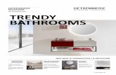 FALL EDITION #03 2018 TRENDY bATHROOMS · 2018-09-13 · TRENDY Spiegels, wastafels & onderbouw / passtuk op maat Miroirs, tables-vasques et sous-meubles / fillers sur mesure DETREMMERIE