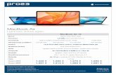 MacBook Air - Pro23 · 2019-07-30 · MacBook Air Vsa moč, ki jo potrebuješ. Ves dan. MacBook Air 13 Procesor 1,8 GHz dual-core Intel Core i5 (opcija 2,2 GHz dual-core Intel Core