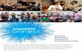 PR 1819 ensemble-connect-trifold3 - Carnegie Hall · Ensembles are coached on how to construct interactive ... As of 2017 Ensemble Connect 10th anniversary celebration “very ...
