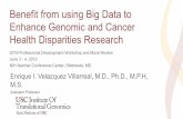 Benefit From Using Big Data to Enhance Genomic and Cancer ......Biopython (Python) Introduction to building pipelines (BI) BWA, SAMtools,TopHat, FreeBayes, CuffLinks . Amazon, Google