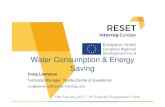 Water Consumption & Energy Saving - Interreg Europe · Water Consumption & Energy Saving 14th February 2017 |2nd Thematic Presentation, Porto. 2 The Development of Functional Treatments