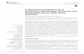 In Metabolic Engineering of Eukaryotic Microalgae: Potential and … · 2017-06-21 · ability of GMO containment and reduced costs in culture media, respectively. Currently, microalgae