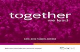 together - OCLC...Together we lead: 2015–2016 Annual Report 10 A year in pictures OCLC members elected 23 delegates to Global Council, including 13 first-time delegates. On 1 October
