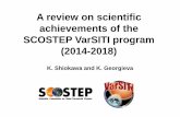 A review on scientific achievements of the SCOSTEP VarSITI ...newserver.stil.bas.bg/VarSITI2019/2019Presenta/Day1... · GCS modeling results using the simultaneous view from three