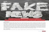Monika Hossová Fake News and Disinformation: Phenomenons ... · term post-factual refers to a period characterized by the fact that objective facts have less influence on ... are