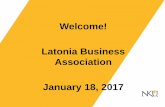 Welcome! Latonia Business Association January 18, 2017latoniabusinessassociation.org/wp-content/uploads/... · 1.04.2017  · •It buys all types of products and services in both