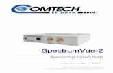 SpectrumVue-2 User's Guide - Comtech EF Data€¦ · Preface Revision 0 SpectrumVue-2 User's Guide MN-SPECTRUMVUE2 or CD-SPECTRUMVUE2 x Warranty Policy Comtech EF Data products are