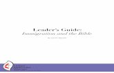 Immigration and The Bible; Study Leader's Guide...about immigrants, refugees, asylum seekers, migrants and victims of human trafﬁcking. It is a book of hope, help, guidance and direction