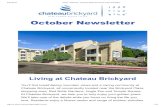 October Newsletter - Blue Harbor Senior Living...October Newsletter Living at Chateau Brickyard You’ll find breathtaking mountain views and a caring community at Chateau Brickyard,