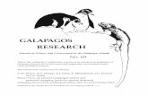 GALAPAGOS RESEARCH - Charles Darwin Foundation€¦ · Galapagos Research 69, published online‐first on 4 November 2017. ... poco profunda de la parte principal del archipiélago
