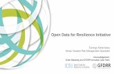Open Data for Resilience Initiative - MOBILISE project. Sura… · Open Data for Resilience Initiative Using Risk Information to Inform Decisions Using with Visualization, Manipulation,