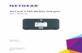 AirCard 779S Mobile Hotspot€¦ · 14 2. Use Your Hotspot 2 This chapter explains how to use your hotspot. The chapter covers the following topics: • Monitor Data Usage • Manage