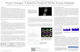 Radio Stars and Their Lives in the Galaxy, MIT Haystack ... · Project Tanagra: A Spectro-Temporal Stellar Events Database Radio Stars and Their Lives in the Galaxy, MIT Haystack