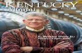 L. Berkley Davis Jr.In February 2015 L. Berkley Davis Jr. ’66 ’70 ’72 EN traveled to Lexington to be inducted into the University of Kentucky Alumni Association Hall of Distinguished
