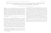 Wavelet Analysis and Autoregressive Modeling of the ... · Signal processing techniques such as the Short-Time Fourier . ... Wavelet Analysis and Autoregressive Modeling of the Electromyography