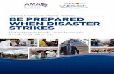 National Disaster Life Support program BE … Brochure.pdfEarn continuing medical education credit. See course descriptions inside. BE PREPARED WHEN DISASTER STRIKES National Disaster