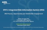 EPA’s Integrated Risk Information System (IRIS) · 5 IRIS: Human Health Hazard Assessments o EPA's Integrated Risk Information System (IRIS) is a human health assessment program