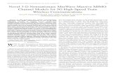 Novel 3-D Nonstationary MmWave Massive MIMO Channel …ncrl.seu.edu.cn/_upload/article/files/3e/35/c13f08cc4006ae8a0c3f309f39fe/d...massive MIMO theoretical model, as well as a corresponding