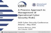 A Process Approach to Management of Operational Cyber ... · Four types of assets are considered in operational risk management. These include people, information, facilities, and