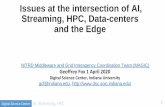 Issues at the intersection of AI, Streaming, HPC, Data ...Digital Science Center AI, Streaming, HPC Science Data and MLPerf I Suggest that MLPerf should address Science Research Data