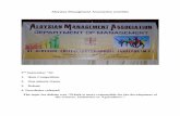 Aloysian Management Association activities103.91.62.110/ftp/AMA-activities.pdf · Ethnic Day 2. Business Quiz 3. JAMM session 4. Newsletter released 5. Award distribution . GUEST
