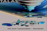 CO2 laser consumables – Cincinnati Laser Cincinnati 2013 Talas.pdf · Reference number Alternate reference Description Pkg qty 1 CN305-8090 908090 L220 Elongated nozzle – 1.5