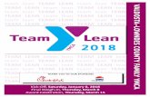 Team Lean - Valdosta YMCA · 2018-01-05 · Team Lean 2018 Quick Facts • Team Lean is now 8 weeks long: January 6th - March 8th. • You can pay $50 at registration, or $10 at the